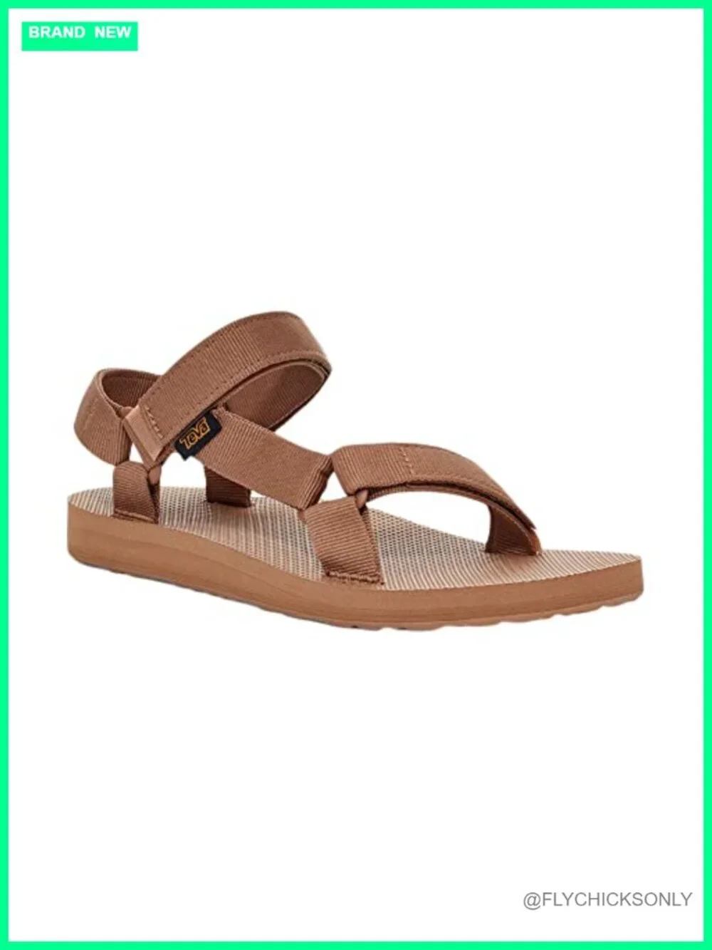 Recycled Polyester Sport Sandals with Hook-and-Loop Closure